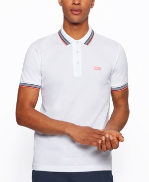 Boss Men's Cotton-Pique Polo Shirt