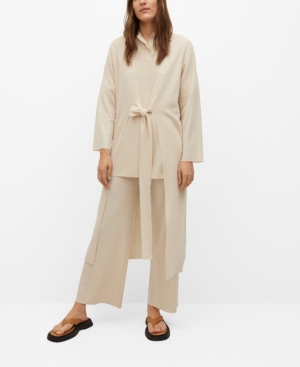 Mango Knitted Cardigan with Belt