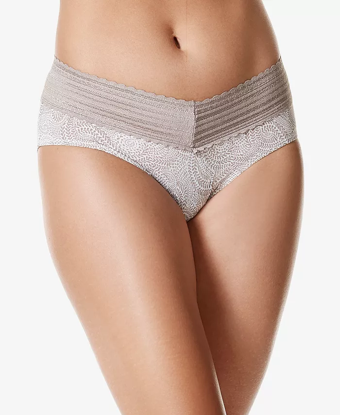 Warners's Women's Dig-Free Comfort Waist with Lace Microfiber Hipster 5609 - thumbnail 5