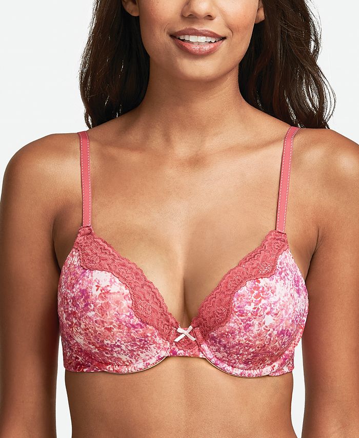 9404 Maidenform comfort Devotion Lace Bra, Smoothing Full-coverage
