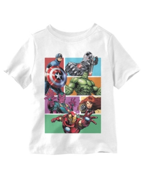 Hybrid Toddler Boys Avengers Boxed T-Shirt