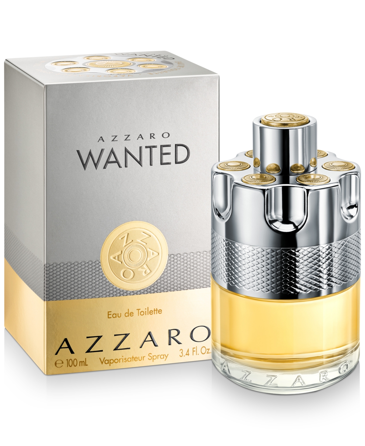 Shop Azzaro Wanted Eau De Toilette Spray, 3.4 Oz.