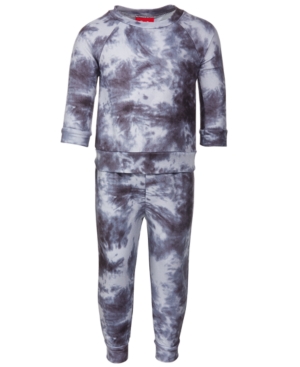 Family Pajamas Kids' Matching Baby Boys & Girls 2-pc. Tie-dyed Family Pajama Set In Grey Tie Dye