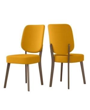 Soel Upholstered Armless Side Chair Set of 2