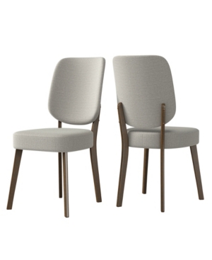 Soel Upholstered Armless Side Chair Set of 2