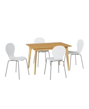 Weinraub 5-Piece Modern Dining Table and Dining Chairs Set
