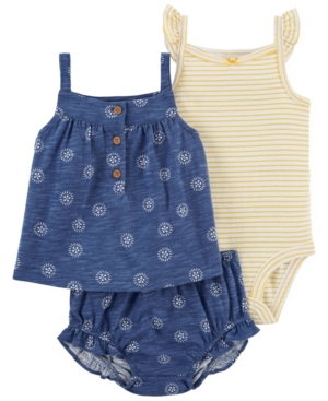 Baby Girls Floral Little Short 3 Piece Set