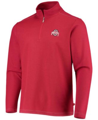 Tommy Bahama - Ohio State Buckeyes Men's Emfielder Half-Zip Pullover