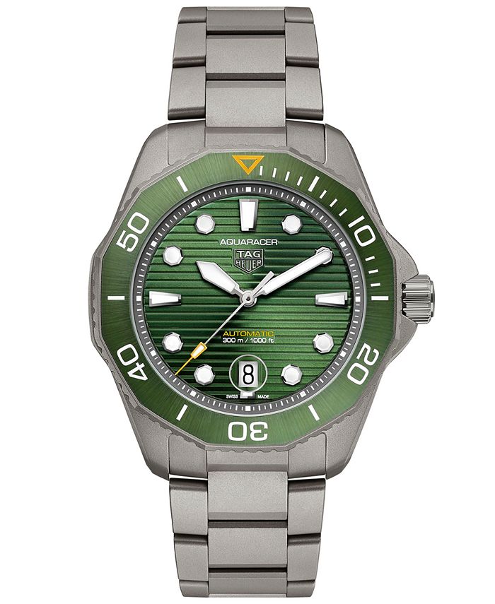 TAG Heuer Men s Swiss Automatic Aquaracer Titanium Bracelet Watch