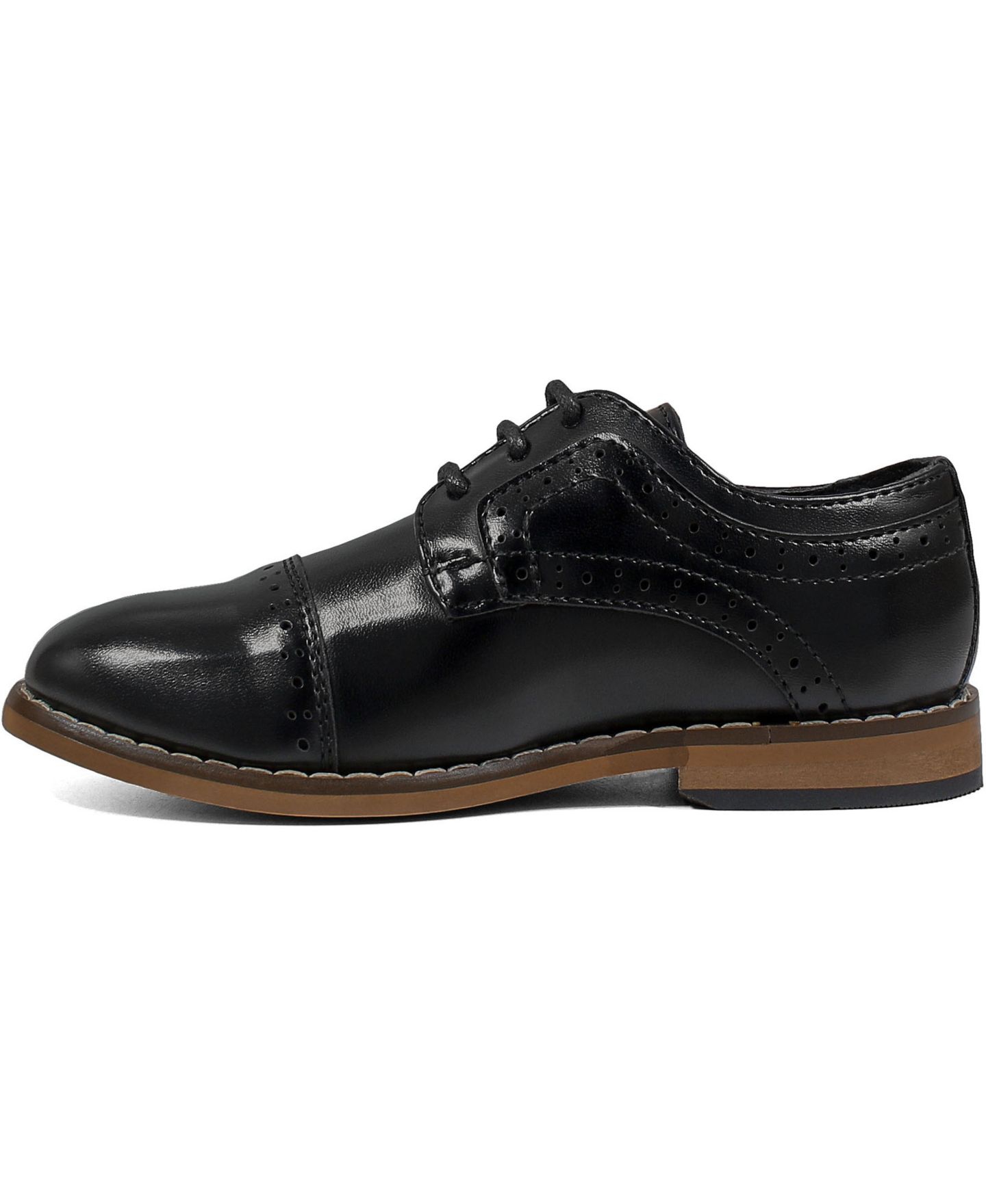 Туфли Stacy Adams Dickinson Cap Toe Oxford Shoes для мальчиков-малышей — фото 5