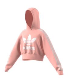 Big Girls Color Cropped Hoodie