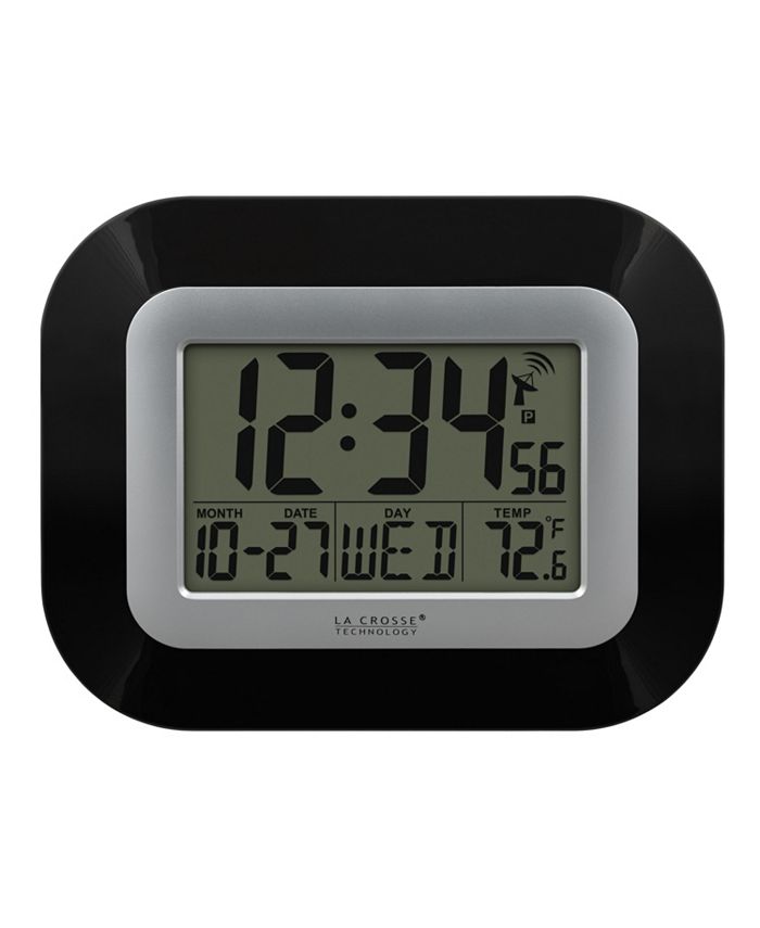 La Crosse Technology WWVB Digital Clock with Indoor Temperature Macy's