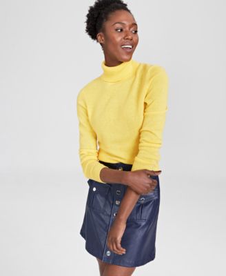 macys yellow sweater