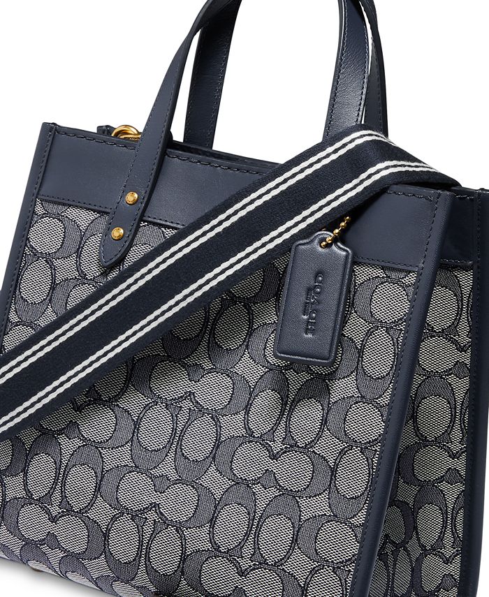 COACH Field Tote In Signature Jacquard & Reviews - Handbags & Accessories - Macy's