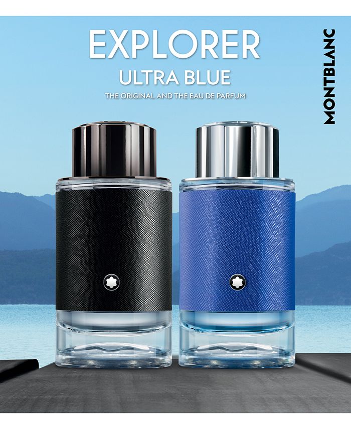 MONT BLANC Montblanc Men's Explorer Ultra Blue Eau de Parfum Spray, 3.3