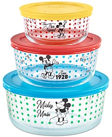 Disney Mickey Mouse 6-Pc. Food Storage Container Set 