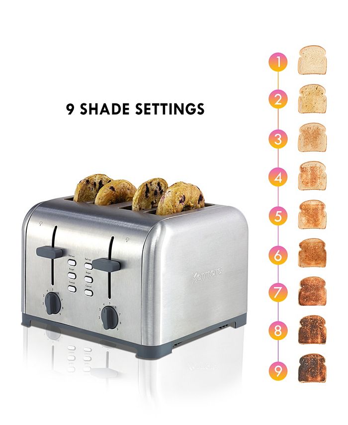 Kenmore 4Slice Toaster with Dual Controls Macy's