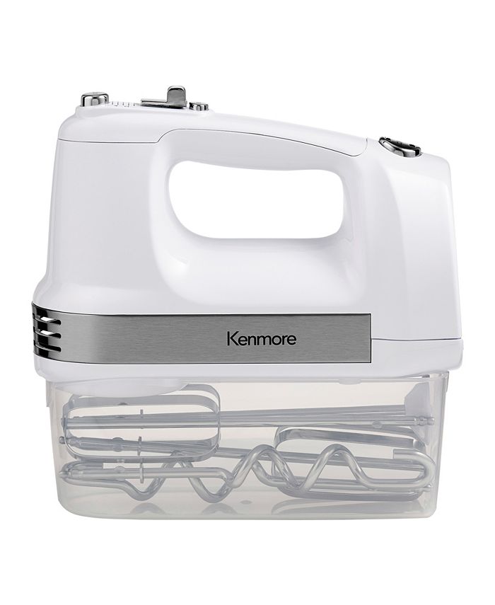 Kenmore 5speed Hand Mixer, Beater, Blender with Clipon Accessory Storage Case Macy's