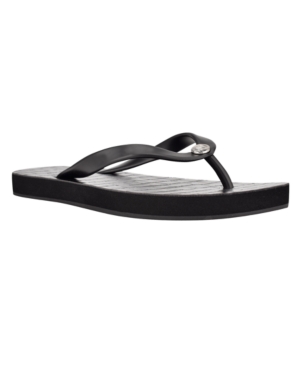 Nine West Charlize Women s Flip flops Women s Shoes In Black Croc