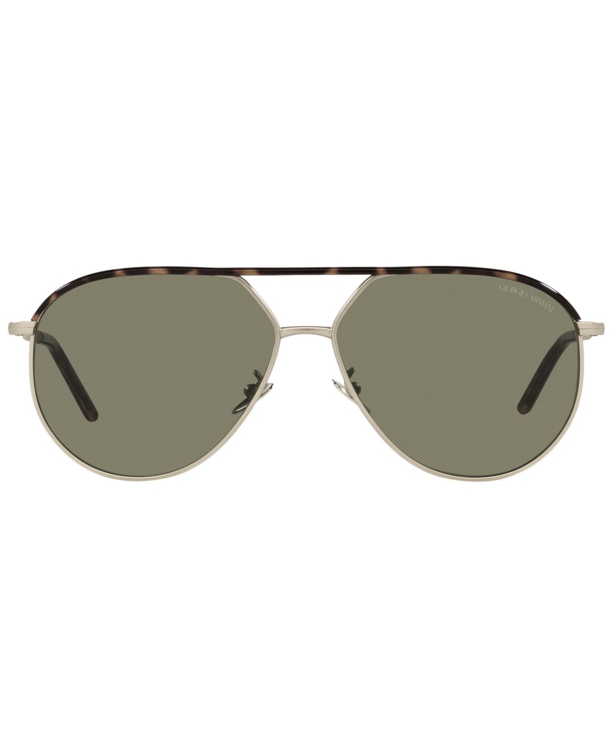 Shop Giorgio Armani Sunglasses, Ar6120j 60 In Shiny,matte Black,grey