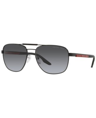 PRADA LINEA ROSSA Men's Polarized Sunglasses, PS 53XS 60 - Macy's