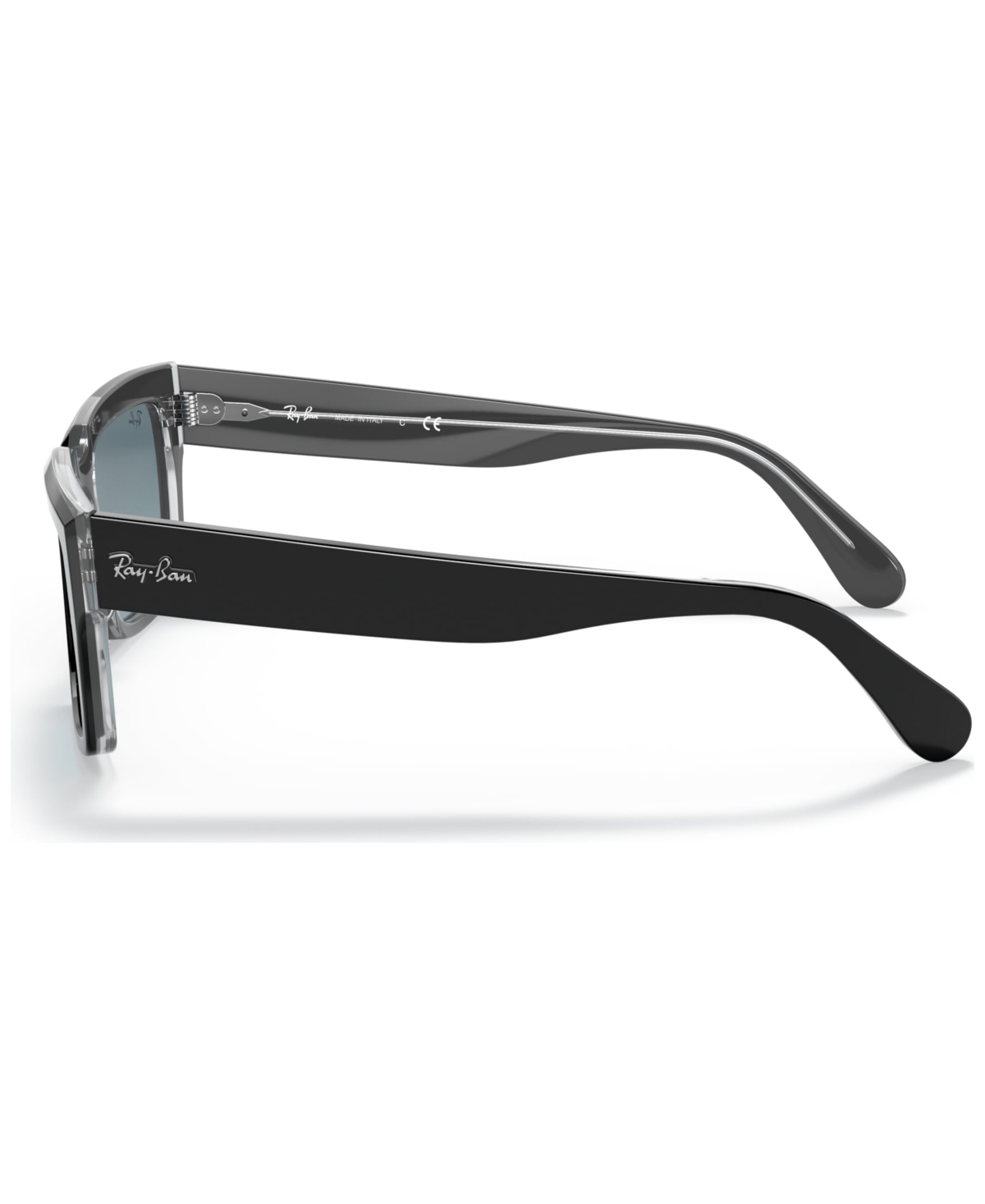 Ray Ban Unisex Inverness Sunglasses, Rb2191 54 In Black On Transparent,blu Gradient