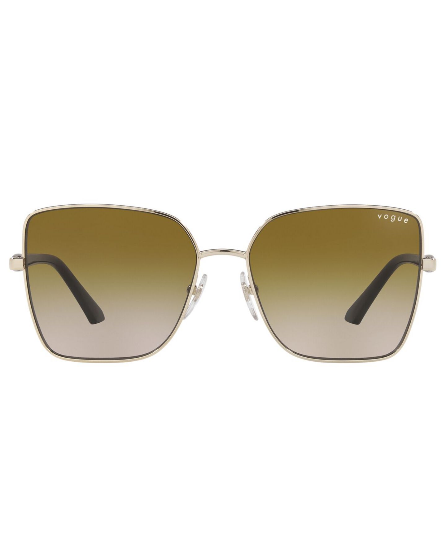 Женские солнцезащитные очки Vogue Eyewear Sunglasses, VO4199S 58, цвет: Золотой / Коричневый градиентный — фото 2