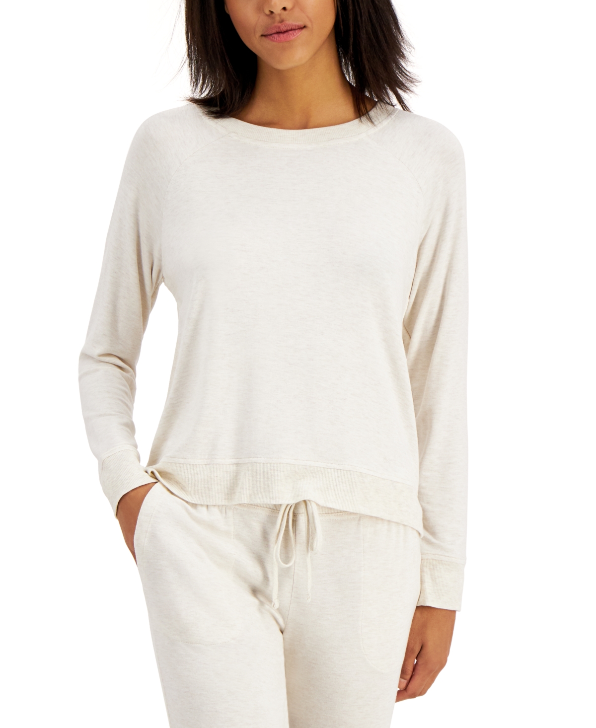 Alfani Super Soft Scoop-neck Pajama Top & Jogger, Created For Macy's in  Pink