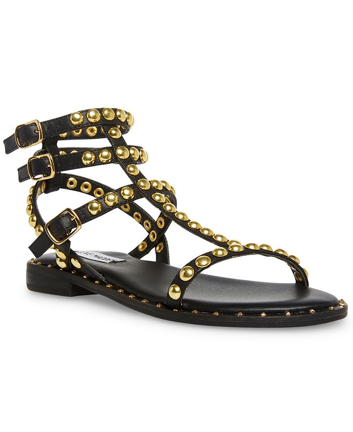 Steve Madden Women's Tashia Studded Gladiator Sandals - Macy's