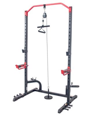 Lat Pull Down Attachment for Power Rack Cages, Up to 360LBs Support