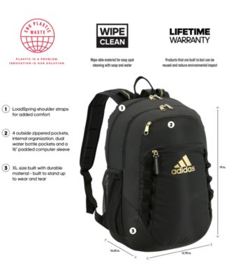 adidas excel 2 laptop backpack 6 Backpack, Black Whether youre headed out for practice or a busy day at school ADIDAS EXCEL 6 BACKPACK