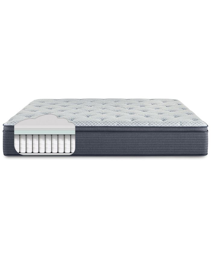 Serta - Serene Sky 12" Plush Pillow Top Mattress- Twin XL