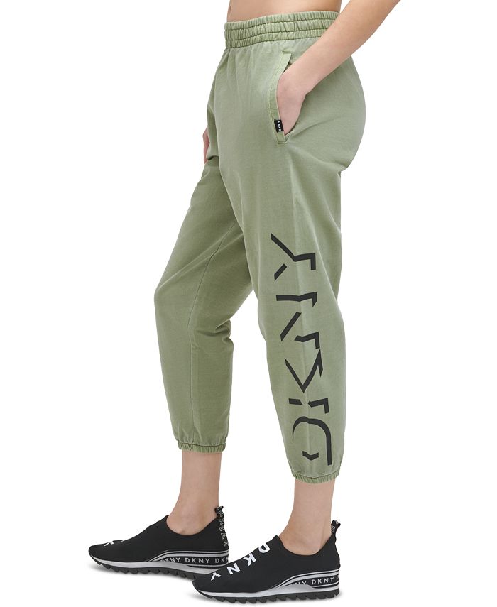 DKNY Women's Logo-Drawstring Jogger Pants - Macy's