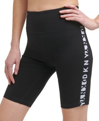 DKNY Women's Logo-Tape Bike Shorts Macy's