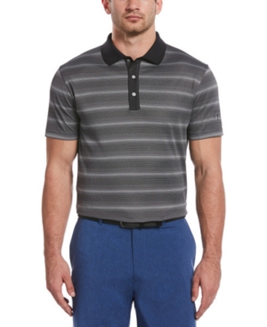 Pga Tour Men's Big & Tall Gradient Stripe Polo Shirt