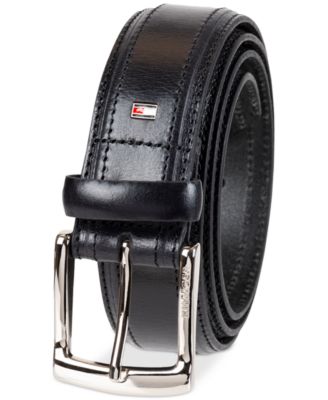 Men’s Stitched Classic Dress Leather Belt