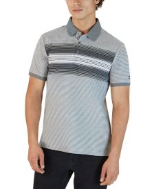 Men's Novelty Ombré Stripe Polo Shirt