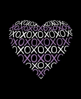 Men's XOXO Heart Word Art T-shirt