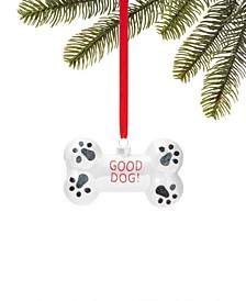 Pets Good Dog Bone Ornament, Created for Macy's