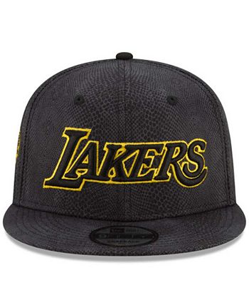 Men's Los Angeles Lakers New Era Black Black Mamba 9FIFTY