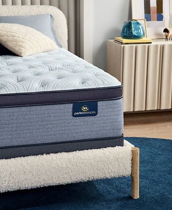 Serta - Perfect Sleeper Renewed Sleep 17" Plush Pillow Top Mattress Set- Full