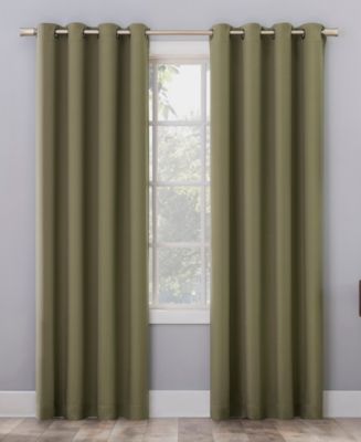 Sun Zero Oslo Grommet Theater Grade Extreme Blackout Grommet Curtain 