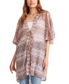 Printed Short Sleeve Kimono