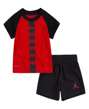 Jordan Little Boys Dri-fit T-Shirt and Shorts Set