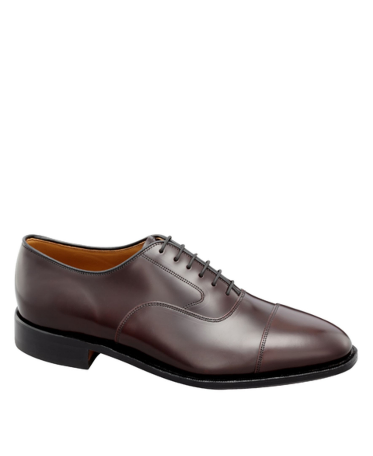 Men's Melton Cap Toe Shoes - Burgundy