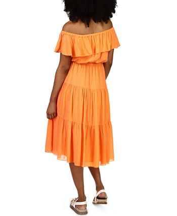 Michael kors hotsell off shoulder dress