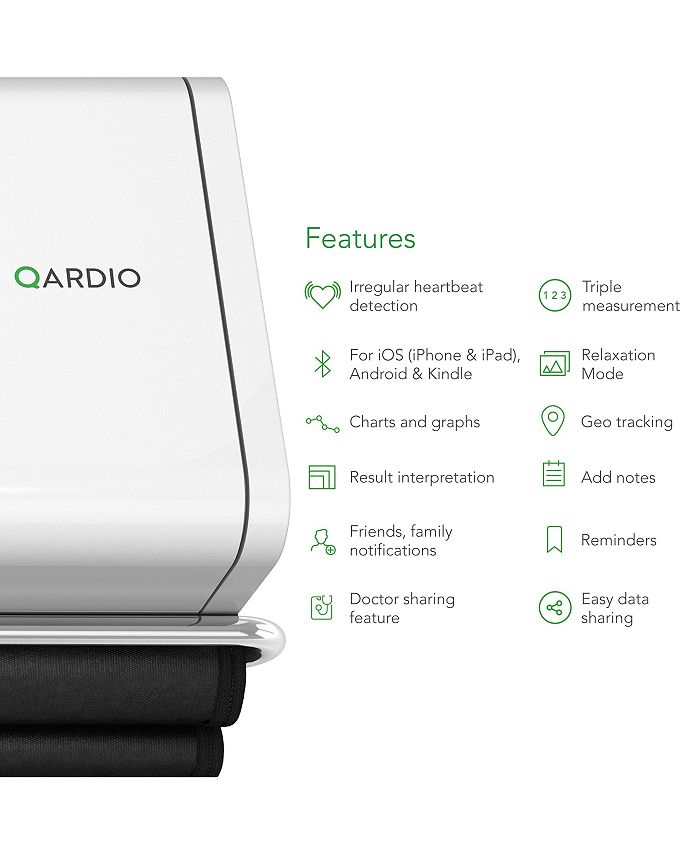 Qardio QardioArm WiFi Blood Pressure Cuff Macy's