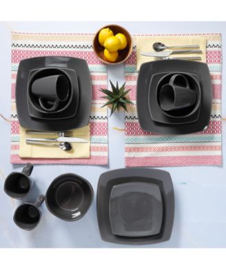 Elite Soho Lounge 16-Pc. Dinnerware Set, Service for 4
