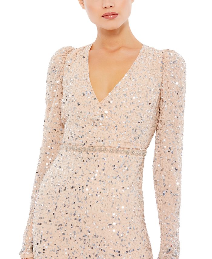 MAC DUGGAL Embellished Midi Dress & Reviews Dresses Women Macy's