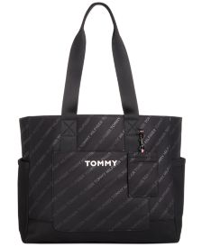 Piper Tonal Logo-Stripe Tote